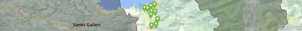 Map view for Pharmacies emergency services nearby Wolfurt (Bregenz, Vorarlberg)